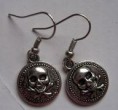 Pendientes moneda calaveras